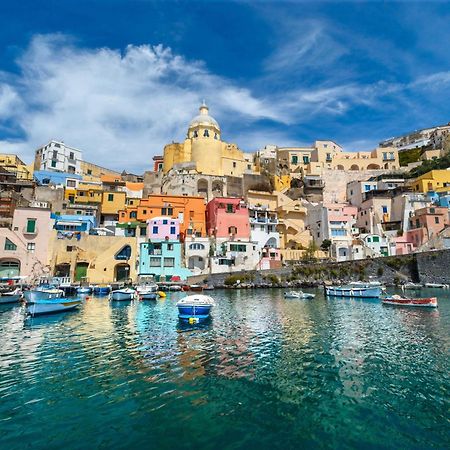 De Lamartine A Marina Di Corricella Procida Extérieur photo